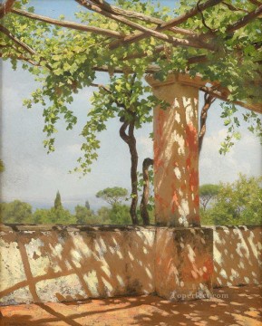 ステファン・バカロヴィッツ Painting - ブドウの木 ステファン・バカロヴィッツ 古代ローマ
